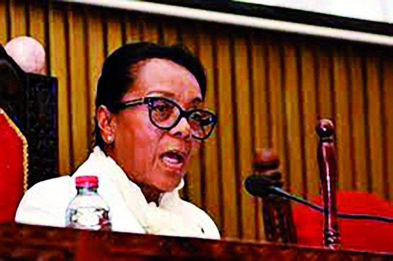 





Christine Razanamahasoa, présidente de l’Assemblée nationale du Madagascar. 
