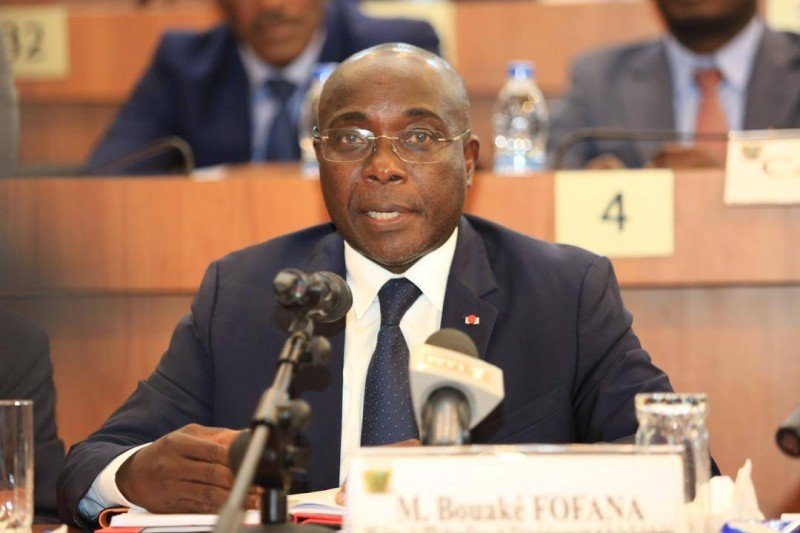 Bouaké Fofana, ministre de l’Hydraulique, de l’Assainissement et de la Salubrité. (Photo DR)