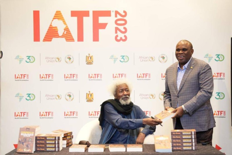 Wolé Soyinka et le président d'Afreximbank