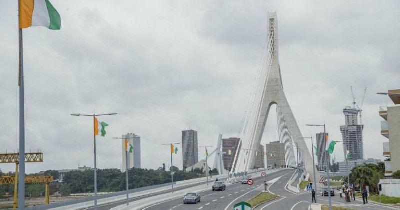 Le pont Alassane Ouattara ouvert aux populations ce mercredi férié. (Ph: Dr)