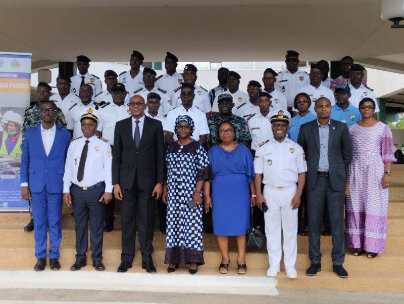 Les participants à la formation sont issus de la Direction générale des affaires maritimes et portuaires et de la direction des pêches. (DR)
