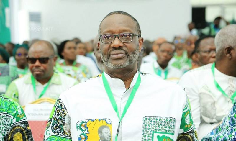 Tidjane Thiam, candidat à la présidence du Pdci-Rda.
