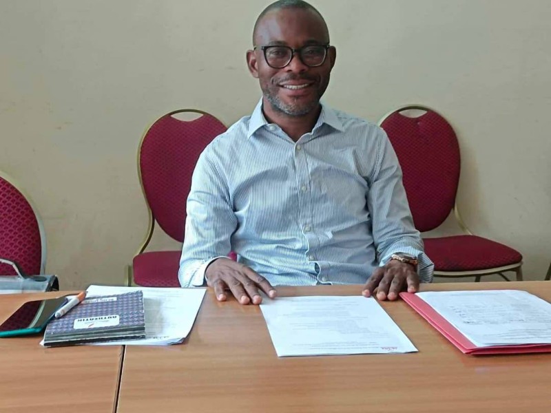Diomandé Marius, le porte-parole de l'Amicale. (DR)