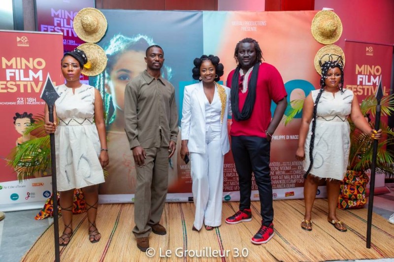 L'initiatrice du Mino Festival (en blanc au milieu) entend prendre ses marques en Côte d'Ivoire, avant d'atteindre d'autres pays. (Dr)