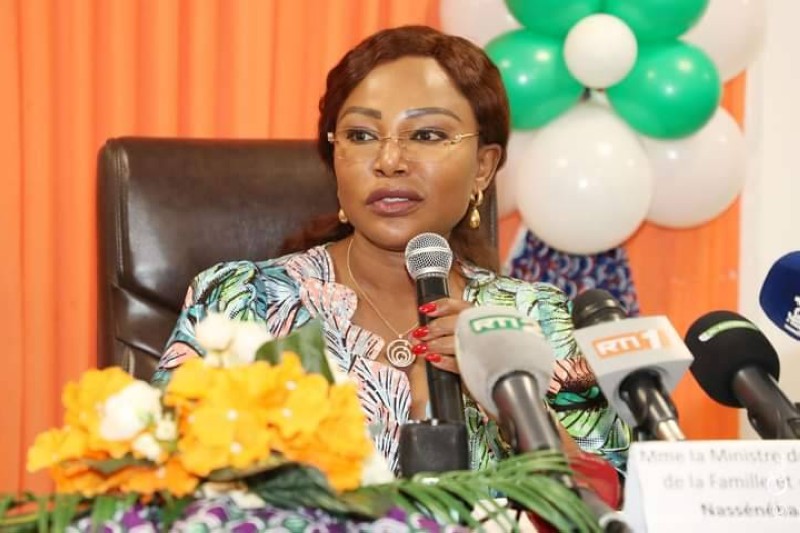 La ministre de la Femme, de la Famille et de l’Enfant, Nassénéba Touré a exhorté l’ensemble des acteurs de la lutte contre les violences faites aux femmes et aux filles à une synergie d’action. (DR)