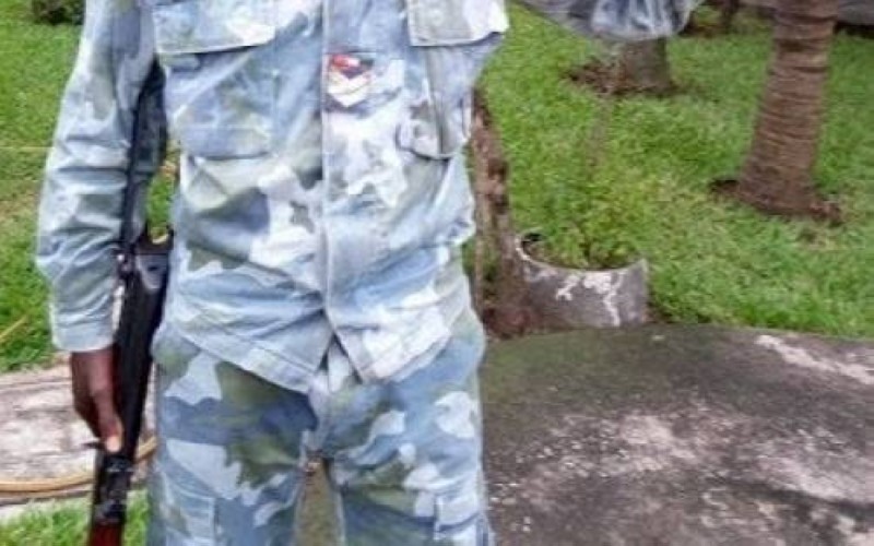 Un gendarme. (Ph: Dr)