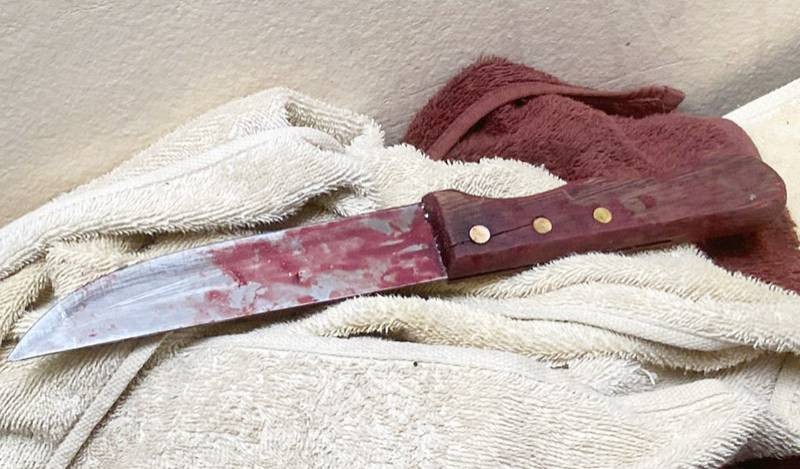 L'arme blanche utilisée par le voleur pour ôter la vie à la jeune femme. (Ph: Dr)