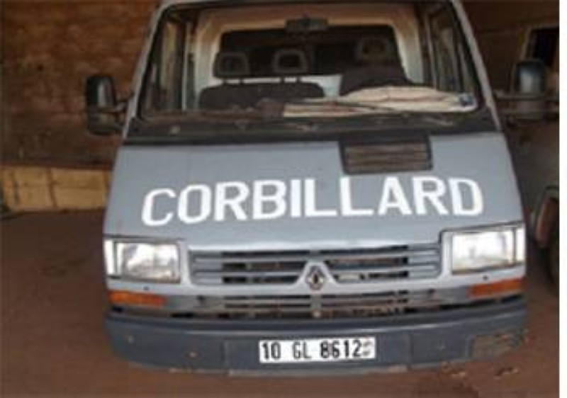 La vue d'un corbillard. (Ph: Dr)