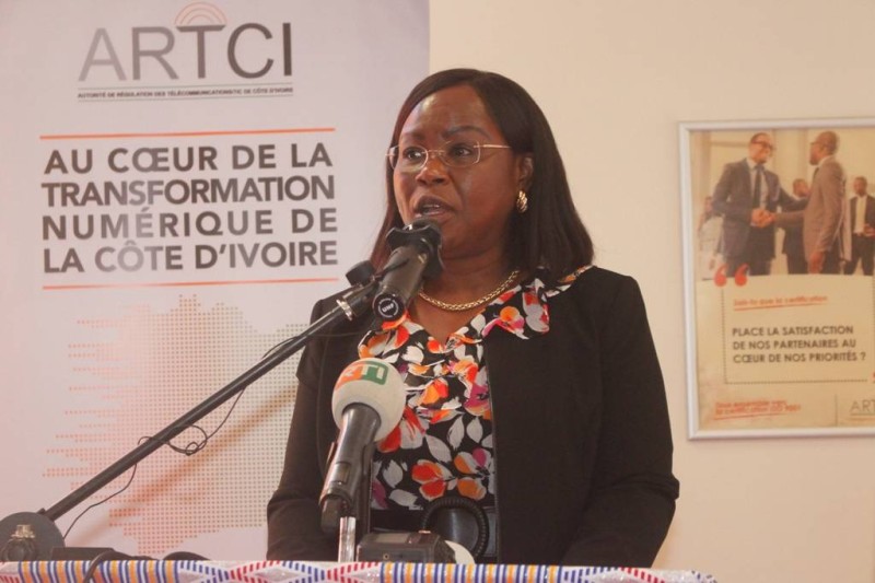 Le DG de l' ARTCI.