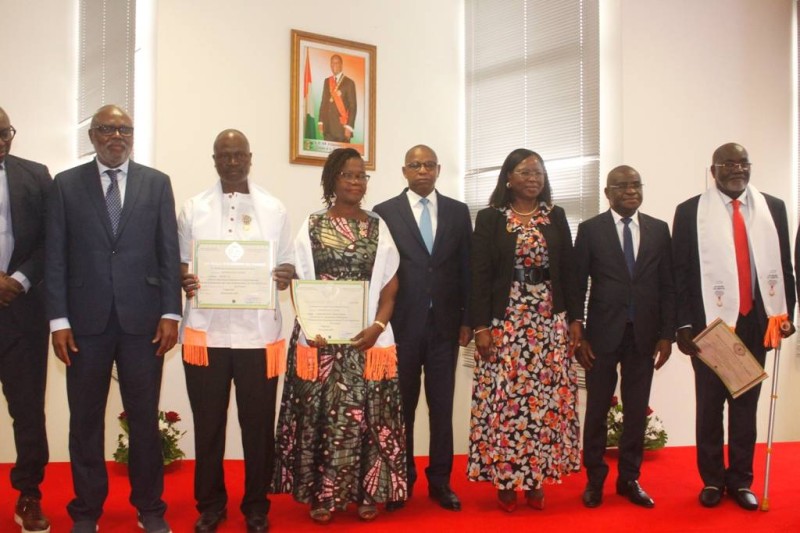 Les récipiendaires ont remercié les officiels et collègues pour cette journée en leur honneur (DR)