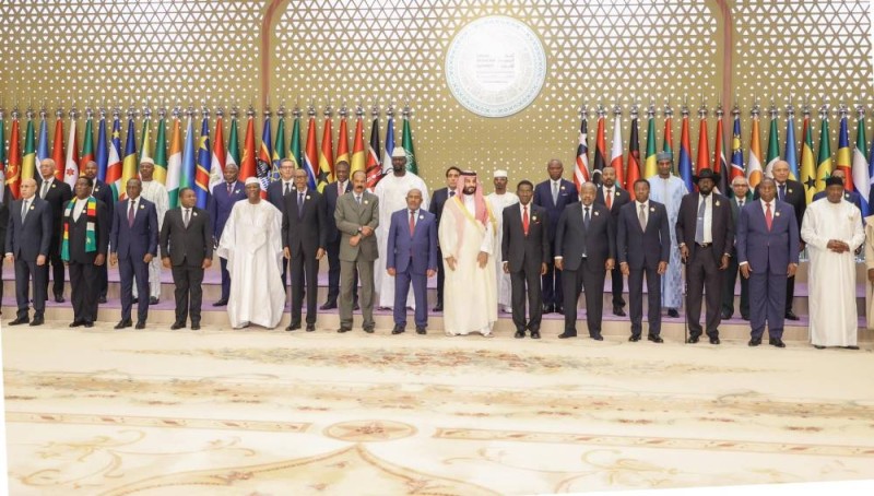 Alassane Ouattara au 1er Sommet Arabie Saoudite-Afrique