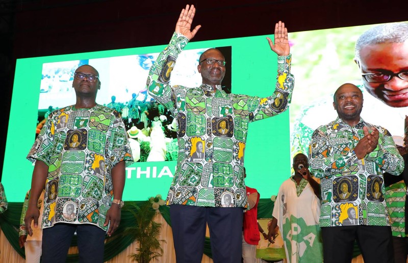 Tidjane Thiam, candidat à la présidence du Pdci-Rda(Photo: Honoré Bosson)