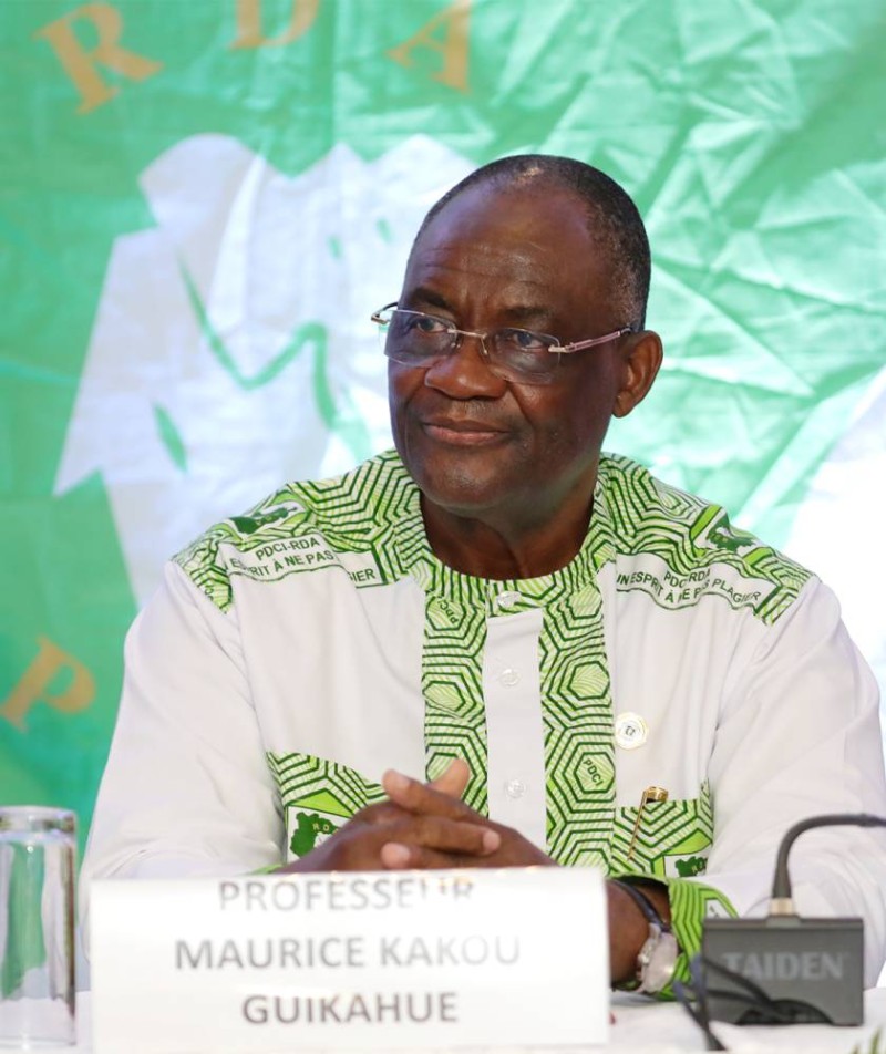 Le secrétaire exécutif  en chef du Pdci-Rda, Maurice Kakou Guikahué. (DR)