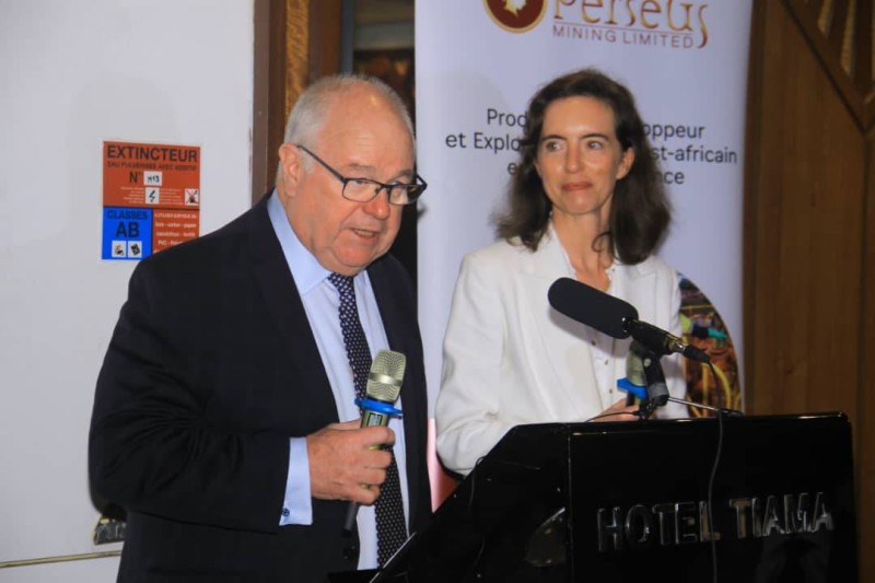 Jeff Quartermaine, Ceo de Perseus Mining. (DR)