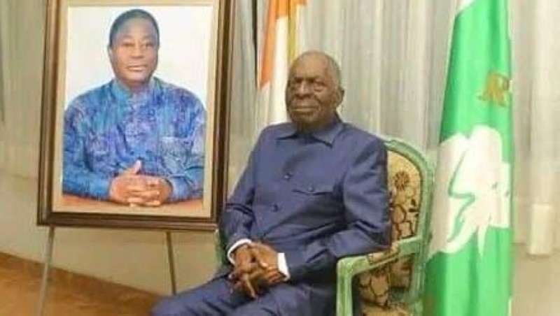Le président par intérim du Pdci-Rda, Pr Cowppli-Bony. (Ph: Dr)