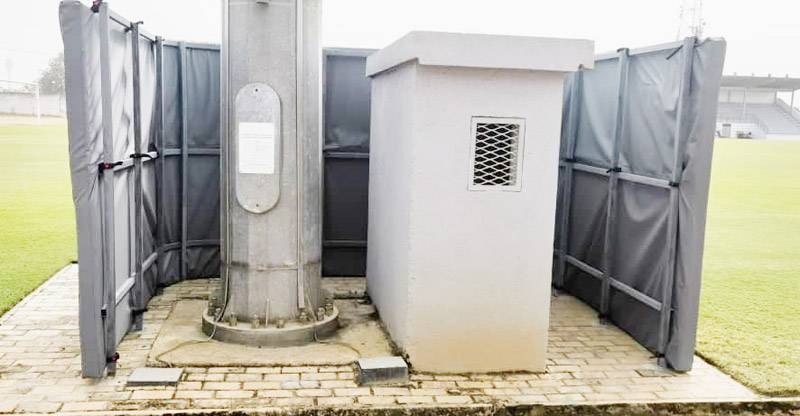 Les terrains d'entraînement sont équipés de latrines écologiques. (Ph: Dr)