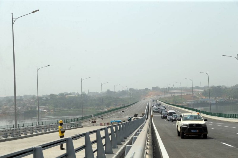 Les travaux du 4e pont sont quasiment achevés. (Ph: Sébastien Kouassi).