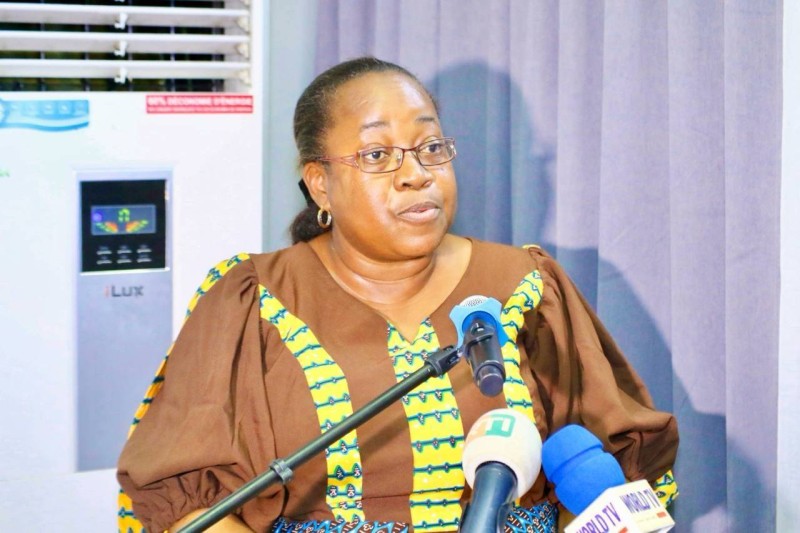 Mme Zouzou Elvire épse Mailly, directrice de cabinet représentant du ministre des Eaux et forêts Laurent Tchagba