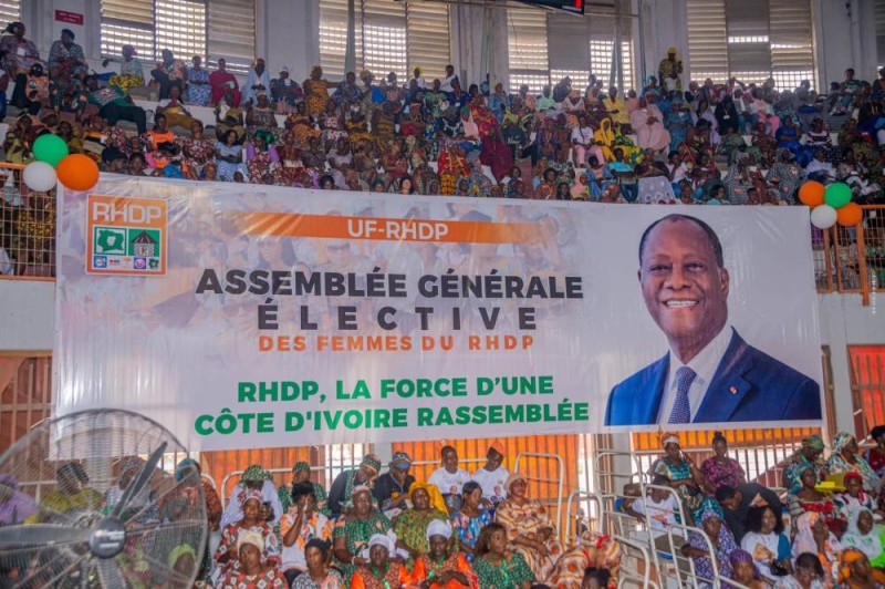 Reconnaissance des femmes du Rhdp au président Ouattara