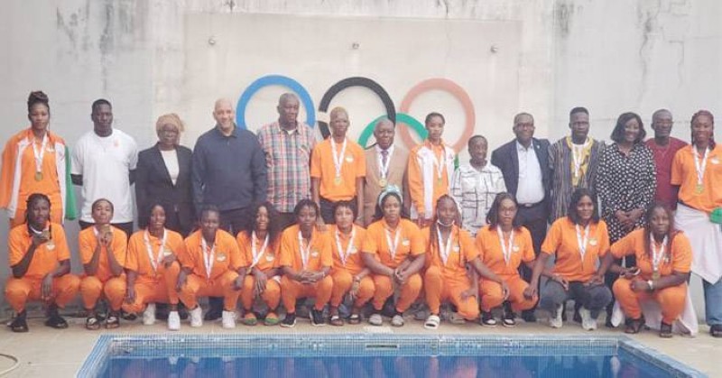 Les championnes de la zone 3 ont été vivement félicitées par le Cno. (Ph: Dr)