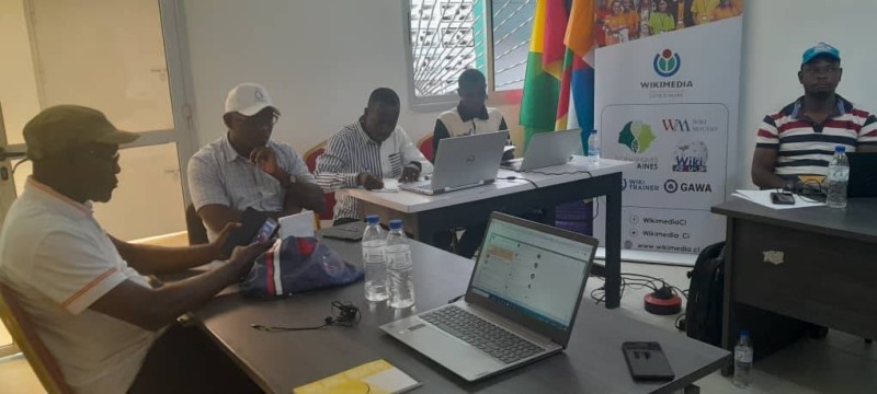 Des journalistes et professionnels de la communication renforcent leurs capacités en écriture web. (DR)