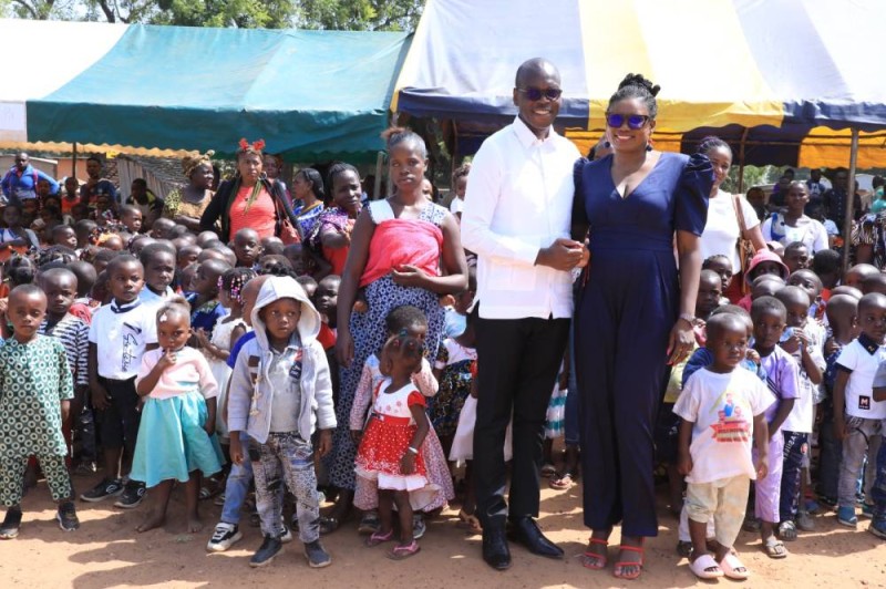L'objectif de la donatrice d'atteindre 100 enfants. (Dr)