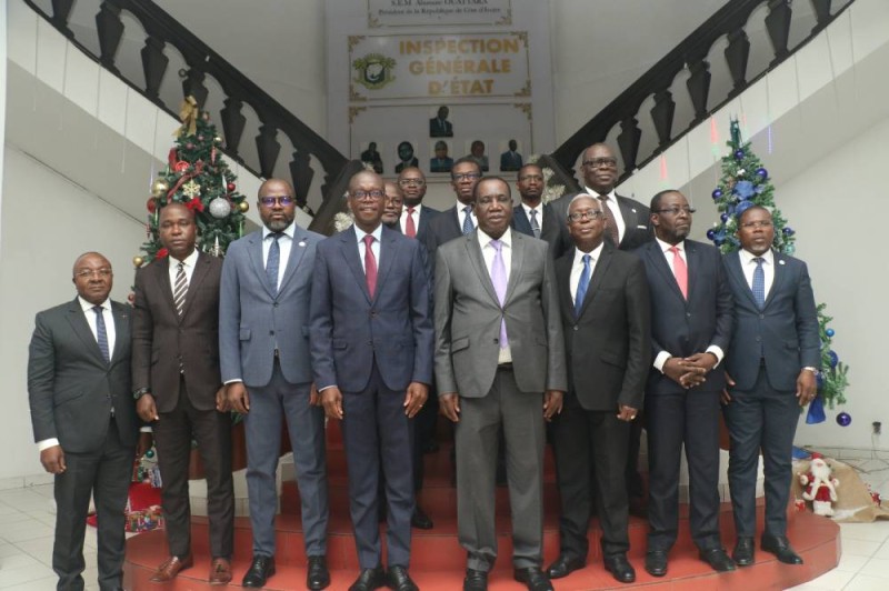 Le président de la Habg s'est rendu à l'Inspection générale d'Etat. (DR)