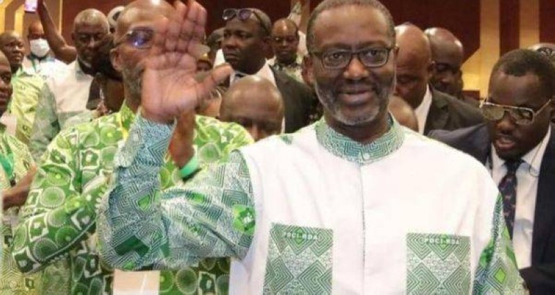 Tidjane Thiam, le nouveau président du Pdci-Rda. (Dr)