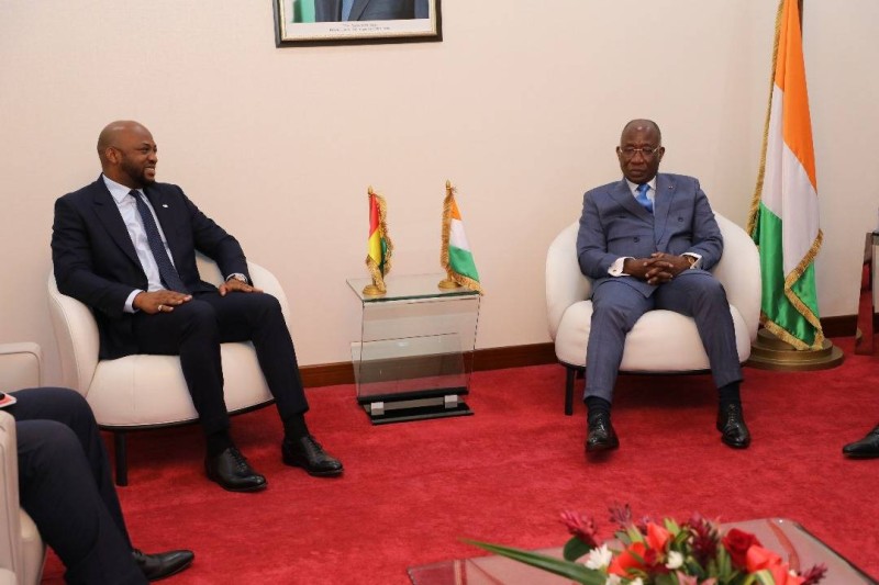 Le ministre guinéen a été reçu en audience par le ministre des Affaires étrangères. (DR)