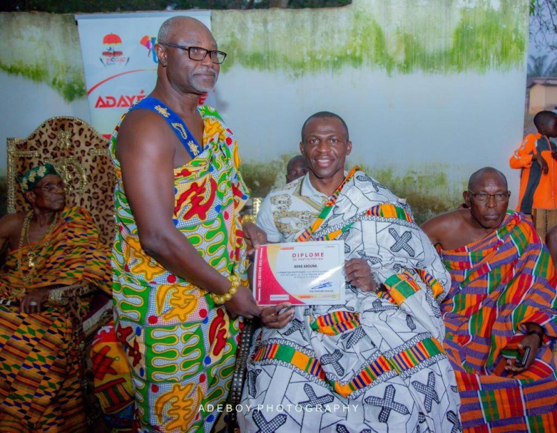 Arouna Koné très heureux de son titre (DR)