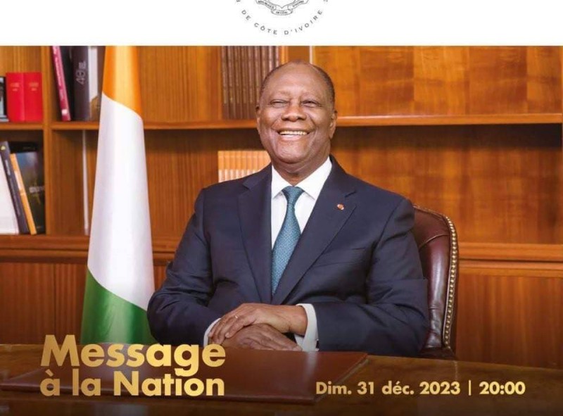 Le Président de l République Alassae Ouattara
