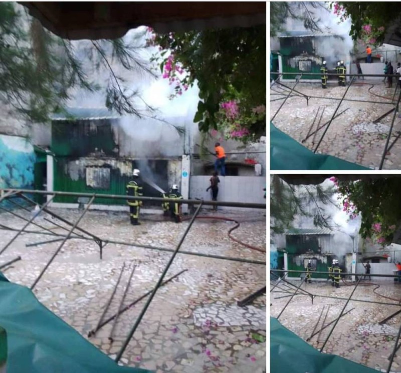 Incendie à Yopougon. (Gspm)