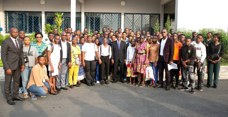 Le ministre N'Guessan Koffi a mis en mission les élèves. 