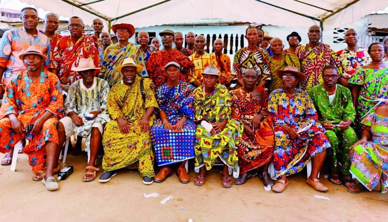 Selon la coutume, l’intérim de la gouvernance est désormais assuré par le doyen des Tchagba, Akéké Assi Emmanuel. (Dr)