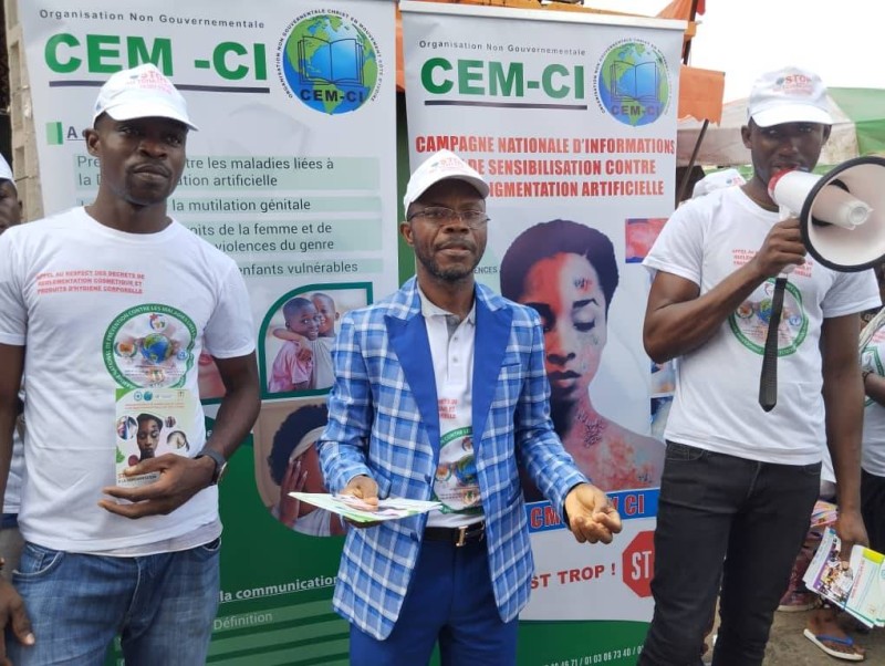 Le président de CEM-CI, Marcellin Doh a expliqué le bien fondé de la lutte. (DR) 