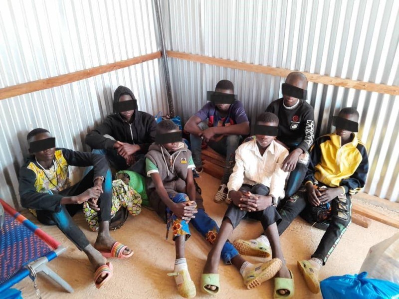 Des enfants interceptés. (Ph: Dr)