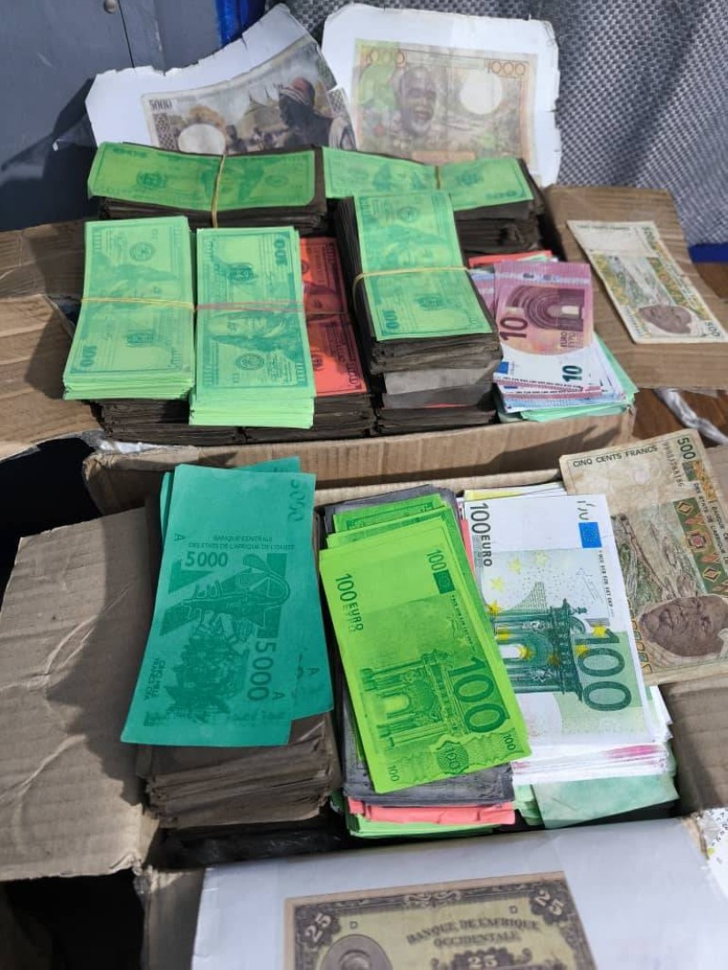 Des faux billets de banque. (DR)