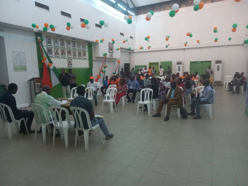 Le collectif d'employés de la SNPECI appelle à l'union et à la constitution d'un syndicat unique. (Ph: Dr)