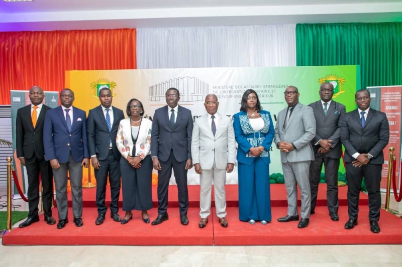 Les membres du cabinet du ministère