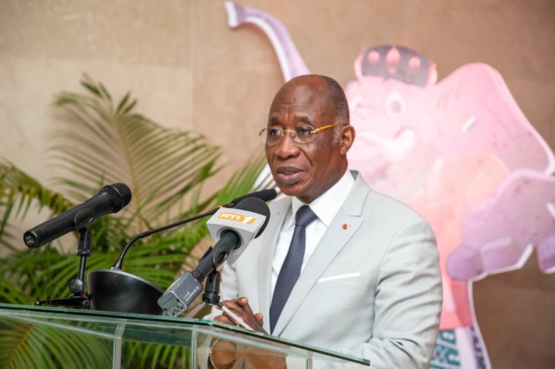 Le ministre Léon Kacou Adom.