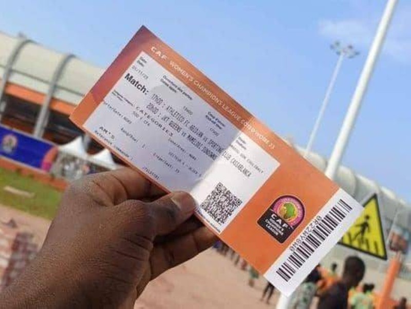 Un ticket de la Can 2023. (Ph: Dr)