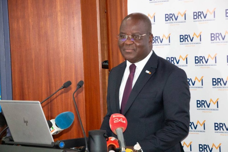 Dr Edoh Kossi Amenounvé, directeur général de la Brvm. (DR)