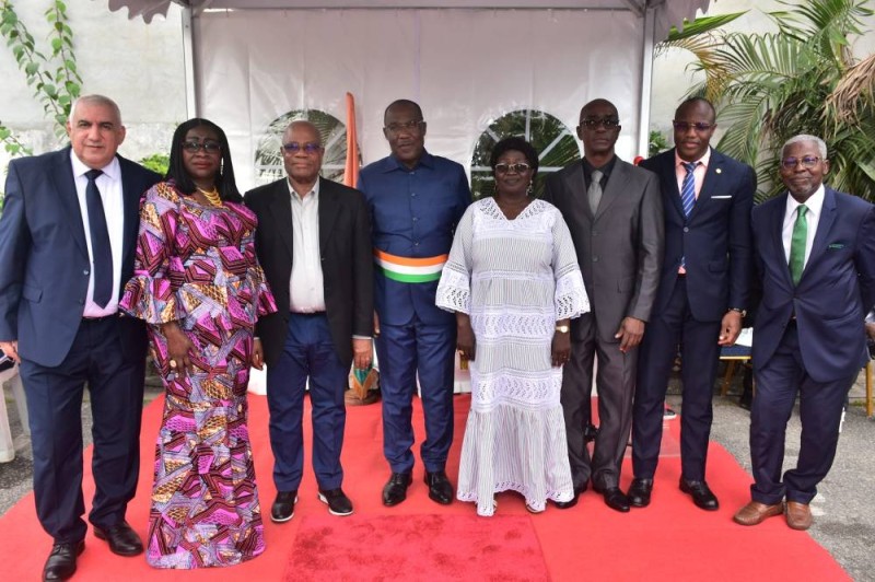 Le maire et ses adjoints. (Ph: Dr)