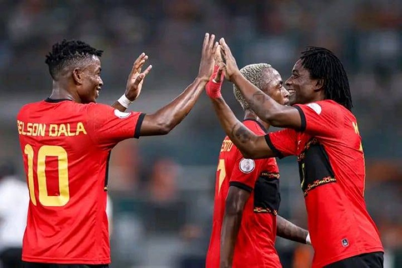 Les joueurs angolais dans la joie. (Ph: Dr)