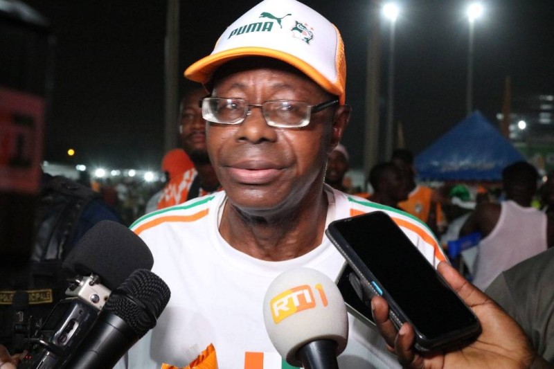 Dr Kpan Georges, 4e adjoint au maire de la commune d'Abobo, a exprimé sa gratitude aux Éléphants pour leur qualification pour les quarts de finale. (Ph: Dr)