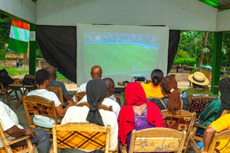 Des matchs des huitièmes de finale projeté au Parc du Banco