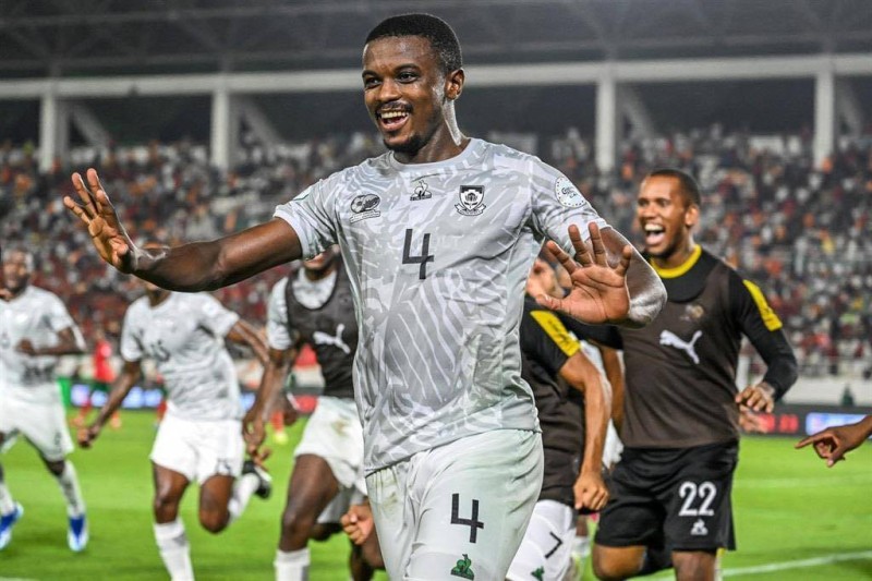 Mokoena l'un des hommes du système d'Hugo Broos sera l'un des joueurs à surveiller par les joueurs capverdiens. (Ph: Dr)