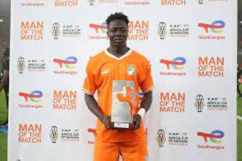Oumar Diakité, l'homme du match  Côte d'Ivoire-Mali.