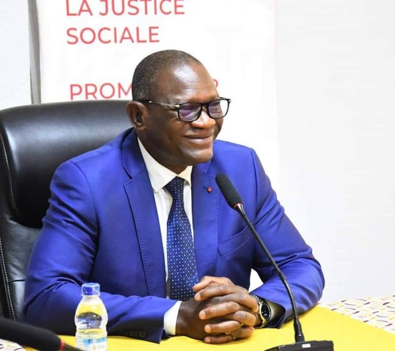 Adjé Silas Metch, ministre en charge des Sports et du Cadre de vie. (Ph: Dr)