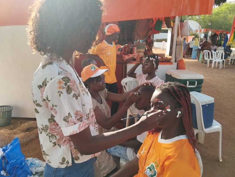 Kouakou Lydia, une professionnelle de l'art. (DR)